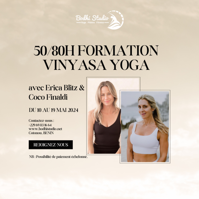 Transformez votre pratique du yoga: Rejoignez la Formation Vinyasa Yoga de 50h/80h à Bodhi Studio