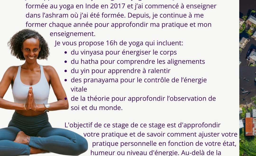 Stage de yoga avec Laura