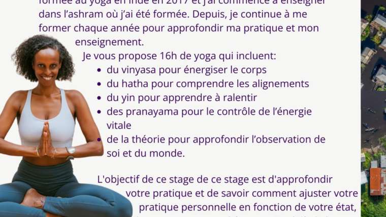 Stage de yoga avec Laura